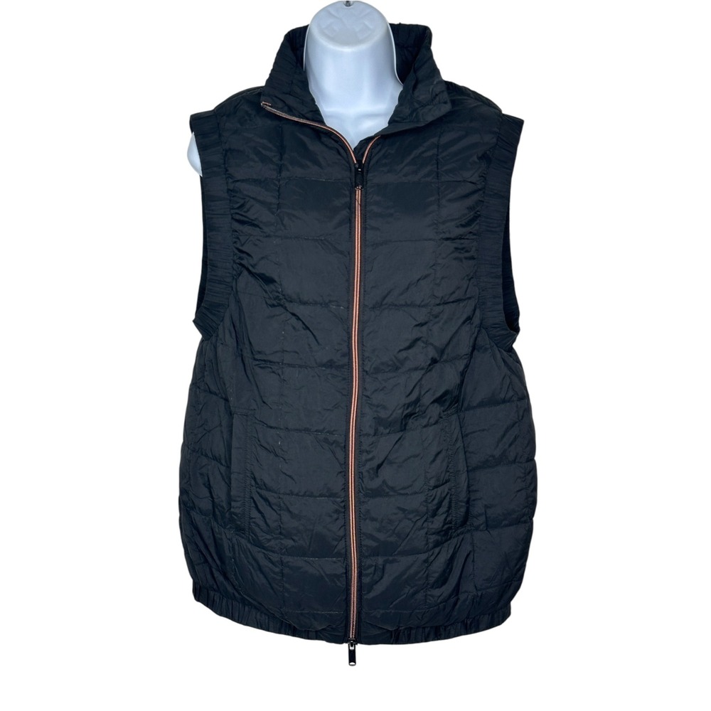 FP Movement Pippa Packable Puffer Vest XS Black Quilted Full Zip Active Gorpcore